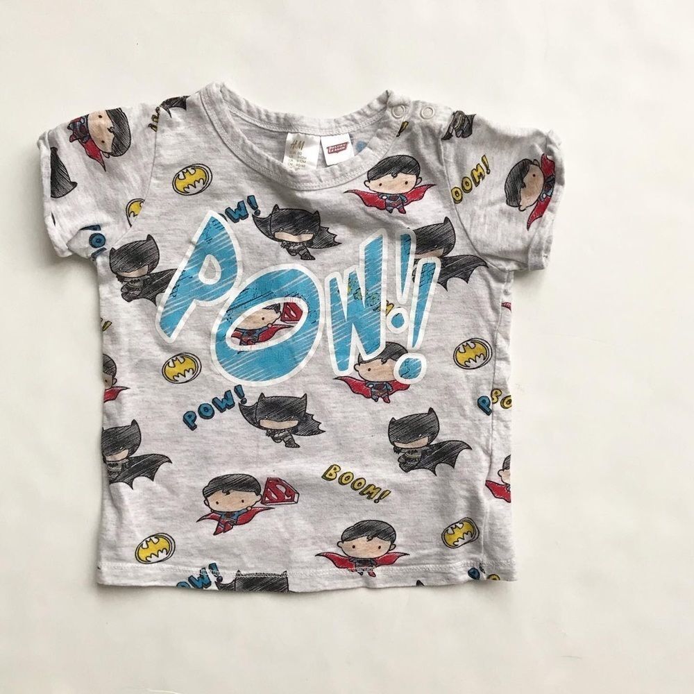 H&M justice League t-shirt VGUC 9-12 months